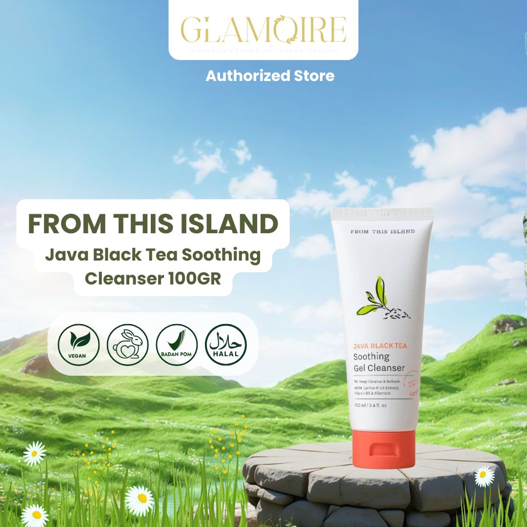 From This Island Java Black Tea Soothing Gel Cleanser | Sabun Cuci Muka Lembut untuk Semua Jenis Kulit